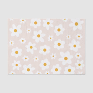 Papier Mousseline Papier Tissu Daisy