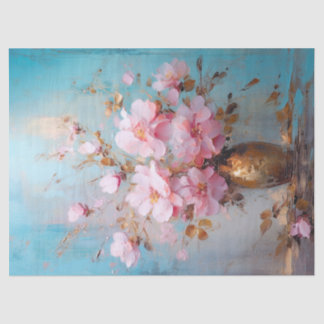 Papier Mousseline Papier Tissu De Découpage - Charmes Pétales Gracie