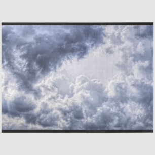 Papier Mousseline Papier Tissu de découpage Sky Cumulus Nuages