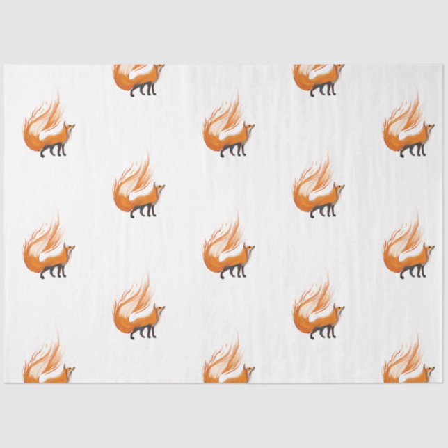 Papier Mousseline Papier Tissu de la Fox Guardian (Recto)