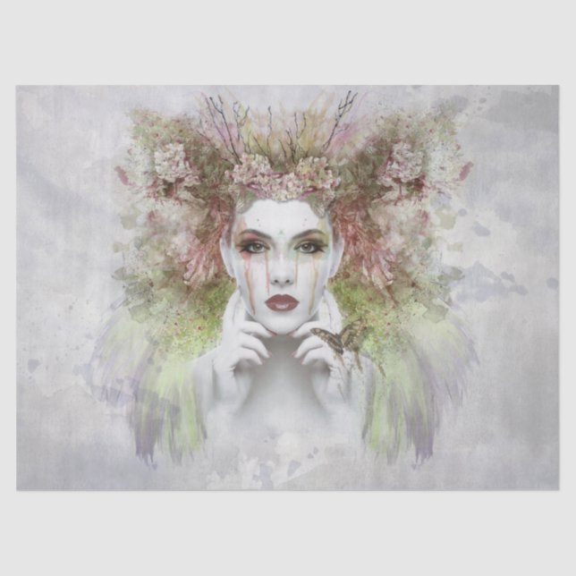 Papier Mousseline papier tissu de la nature mère (Recto)