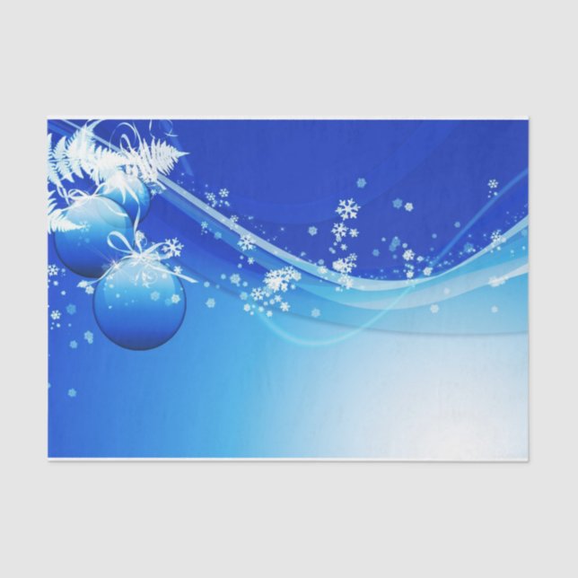 Papier Mousseline Papier Tissu de Noël/Ornements (Recto)