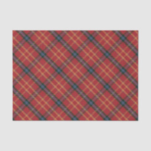 Papier Mousseline Papier Tissu De Noël Rouge Classique