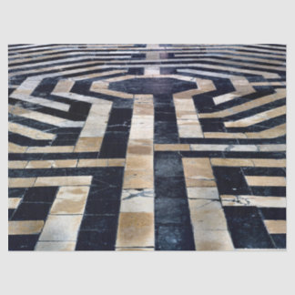 Papier Mousseline papier tissu de plancher labyrinthe