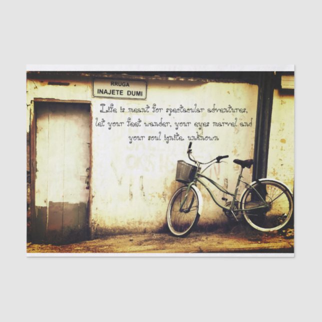 Papier Mousseline Papier Tissu De Voyage (Recto)