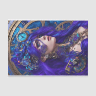 Papier Mousseline Papier Tissu Découpage - Steampunk moderne