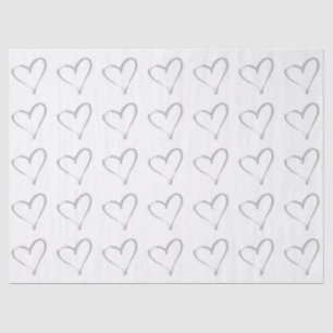 Papier Mousseline Papier Tissu Des Coeurs Whimsical