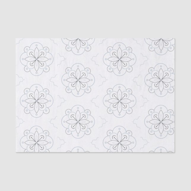 Papier Mousseline Papier Tissu D'Inspiration Victorienne (Recto)