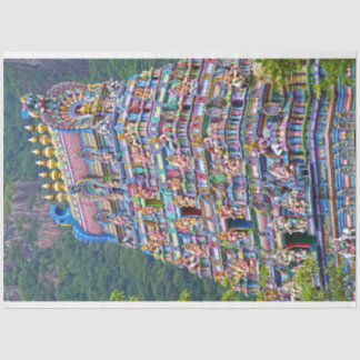 Papier Mousseline papier tissu du temple hindou