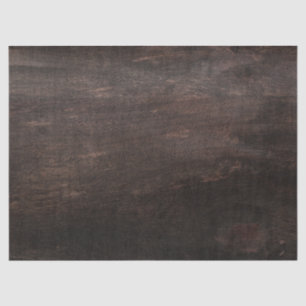 Papier Mousseline Papier Tissu en bois Brown foncé