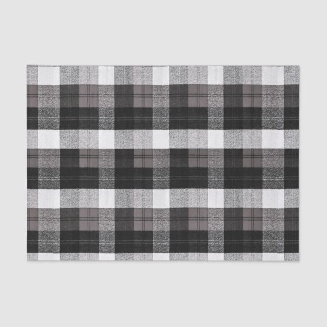 Papier Mousseline Papier Tissu Enveloppement XMAS Camion Buffalo Pla (Recto)