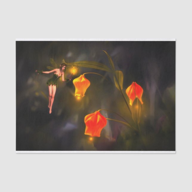 Papier Mousseline Papier Tissu Fairy (Recto)