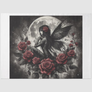 Papier Mousseline Papier Tissu Fairy foncé