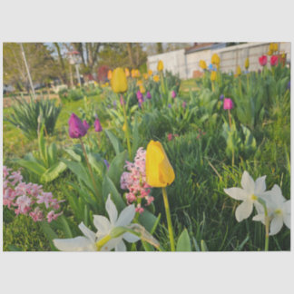 Papier Mousseline Papier Tissu Floral Personnalisé