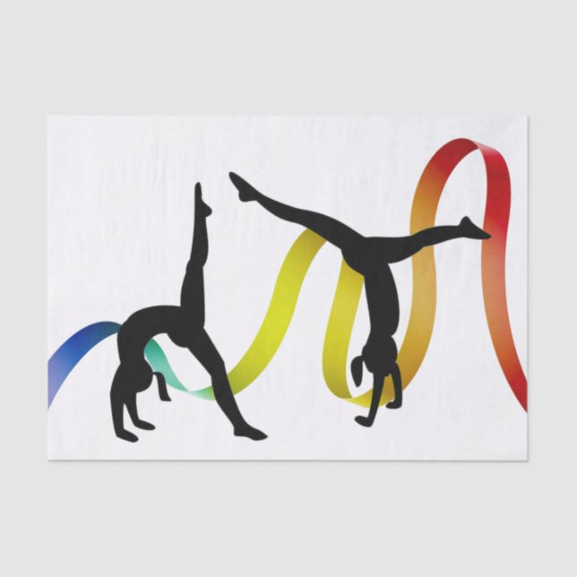 Papier Mousseline Papier Tissu Gymnastique (Recto)