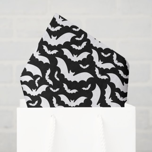 Papier Mousseline Papier Tissu Halloween (Sac cadeau)