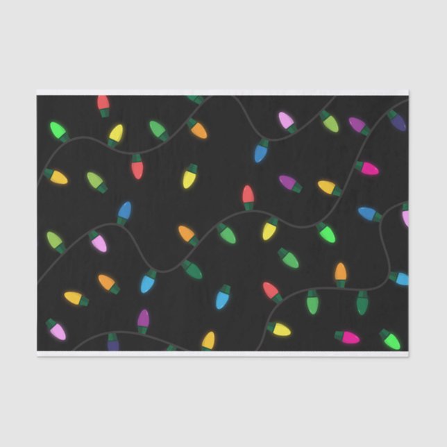 Papier Mousseline Papier Tissu Holiday Holly (Recto)