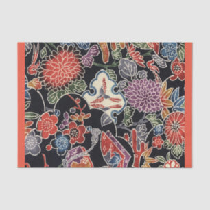 Papier Mousseline Papier Tissu Japonais Okinawan Dye (Bingata)