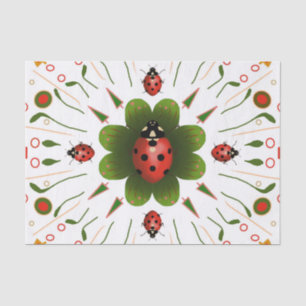Papier Mousseline Papier Tissu Ladybug