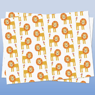 Papier Mousseline Papier Tissu Lion mou