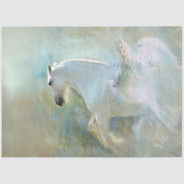 Papier Mousseline papier tissu magique pegasus (Recto)