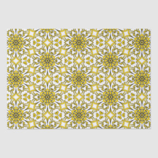 Papier Mousseline Papier Tissu motif de luxe arabesque