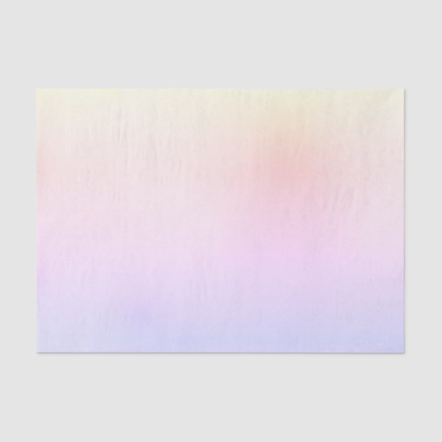 Papier Mousseline Papier Tissu Pastel Rose Arc-En-Ciel Gradient (Recto)