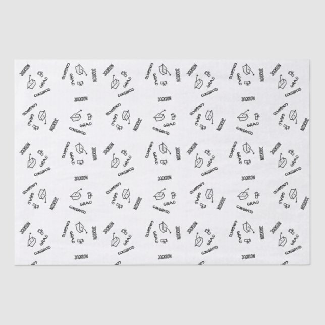 Papier Mousseline Papier Tissu personnalisé (Recto)