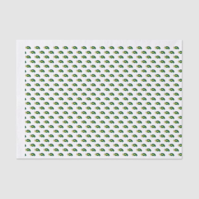 Papier Mousseline Papier Tissu Personnalisé | Enveloppe cadeau décor (Recto)