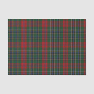 Papier Mousseline Papier Tissu Plaid Clan MacLean Tartan