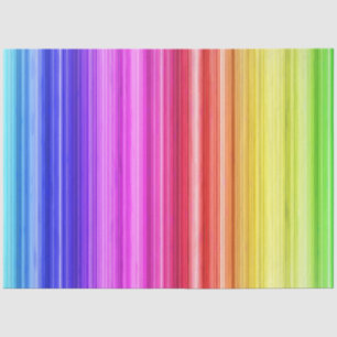 Papier Mousseline Papier Tissu Rainbow
