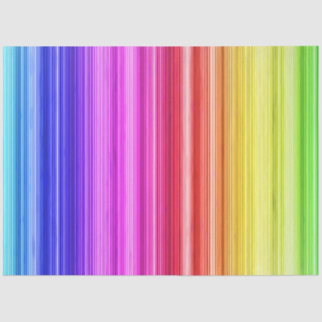 Papier Mousseline Papier Tissu Rainbow (Recto)
