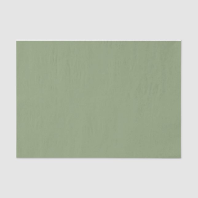 Papier Mousseline Papier Tissu simple vert foncé (Recto)