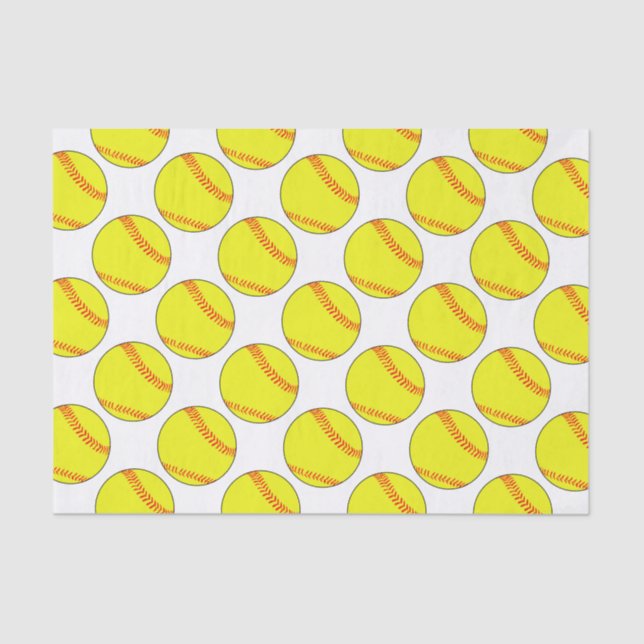 Papier Mousseline Papier Tissu Softball Fast Pitch (Recto)