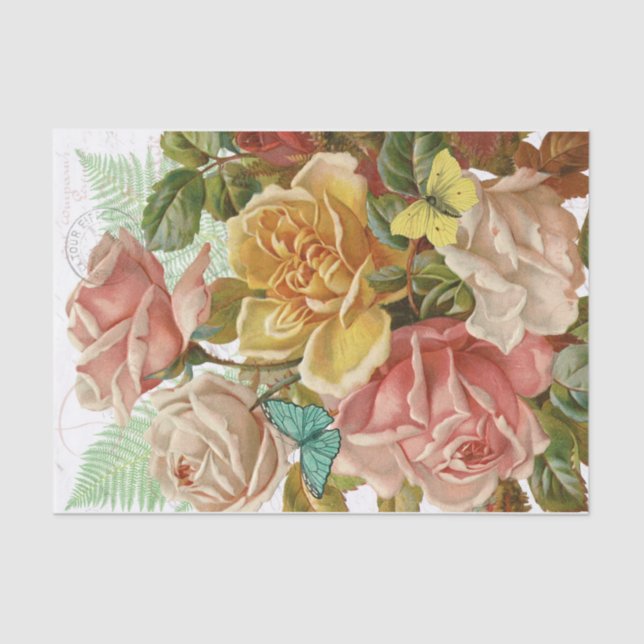 Papier Mousseline Papier Tissu Soirée (Recto)