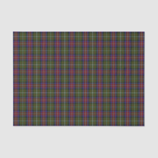 Papier Mousseline Papier Tissu Tactique Plaid Hargis Tartan (Recto)