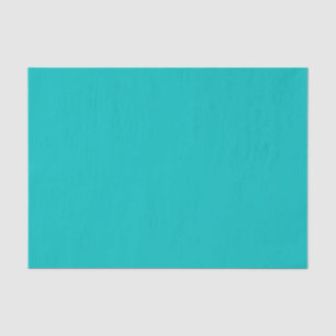 Papier Mousseline Papier Tissu Turquoise Aqua couleur solide