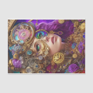 Papier Mousseline Papier Tissu unique de découpage Steampunk