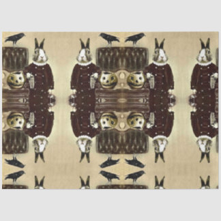 Papier Mousseline Papier Tissu Vintage Halloween surréaliste