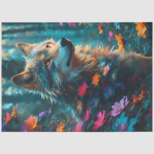 Papier Mousseline Papier Tissu Wolf