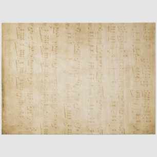 Papier Mousseline Papier Tissue inspiré par la musique vintage