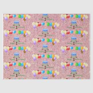 Papier Mousseline Papier tissulaire d'anniversaire