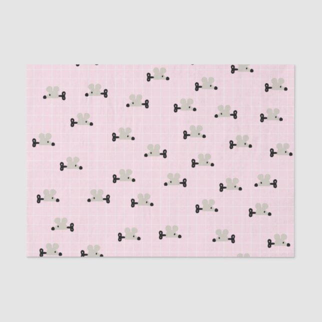 Papier Mousseline Papier Tissus Cute Mouse Toy (Recto)