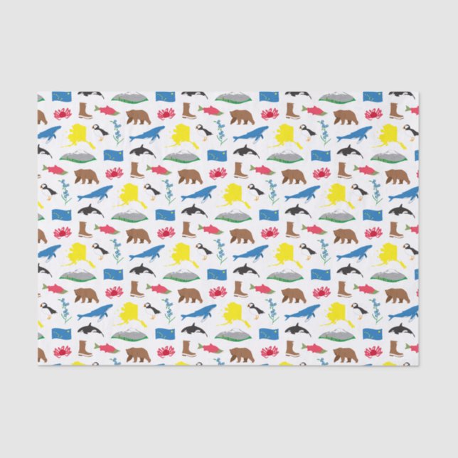 Papier Mousseline Papier Tissus de l'Alaska (Recto)