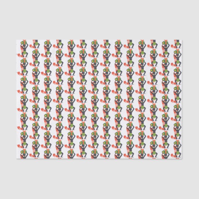 Papier Mousseline Papier Tissus de vacances (Recto)