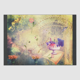 Papier Mousseline Papiers à scandale Moths and Pansies