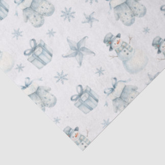 Papier Mousseline Papiers de soie Bonhomme de neige et Mitaines – Ca