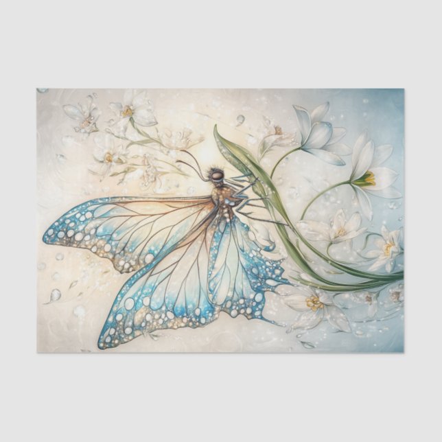 Papier Mousseline Papillon (Recto)