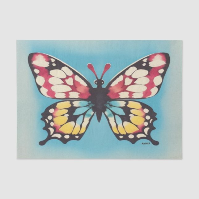 Papier Mousseline Papillon (Recto)