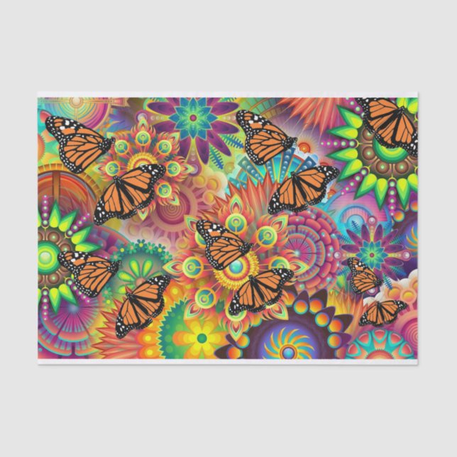 Papier Mousseline Papillon (Recto)